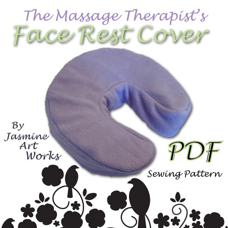 Face Rest Cover DIY PDF Sewing Pattern image 1