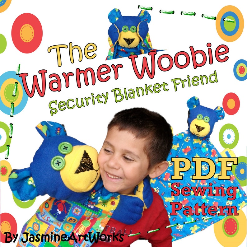 Security Blanket Friend PDF Sewing Pattern Warmer Woobie image 3