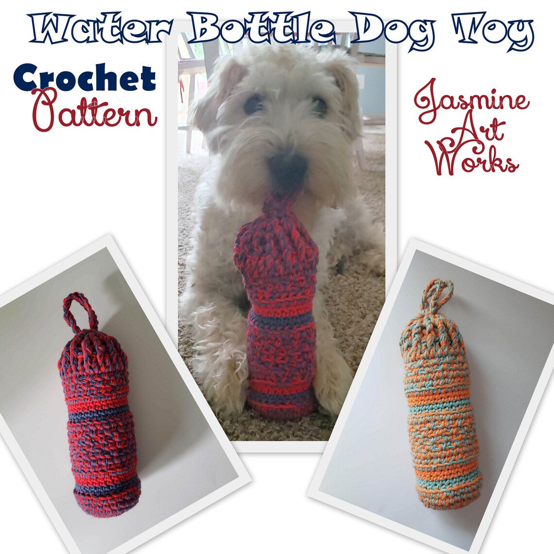 Dog Toy Water Bottle Crochet Pattern Etsy
