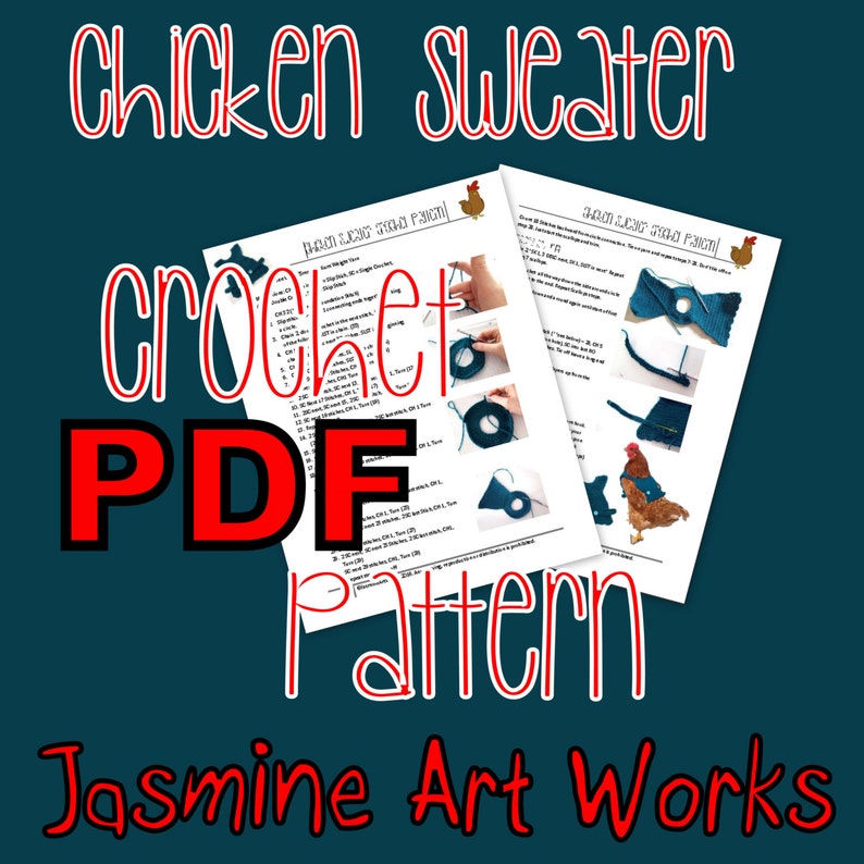 Chicken Sweater Crochet Pattern