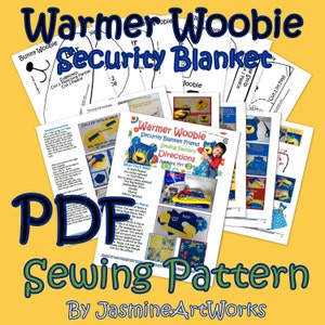 Security Blanket Friend PDF Sewing Pattern Warmer Woobie image 5
