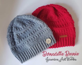 Bernadette Beanie Crochet Pattern