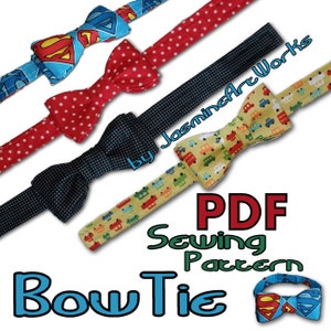 Bow Tie DIY PDF Sewing Pattern