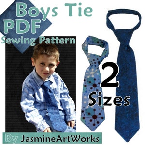 Boys Neck Tie PDF Sewing Pattern image 4