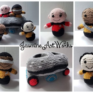 Star Trek Ship and Crew Crochet Pattern