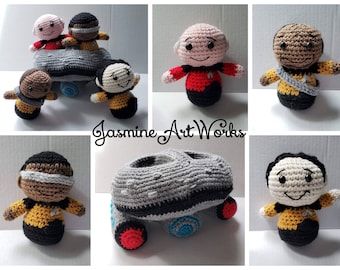 Star Trek Ship and Crew Crochet Pattern