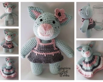 Purrfect Pearl Kitten & Lovie Crochet Pattern