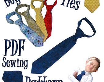 Boys Neck Tie PDF Sewing Pattern