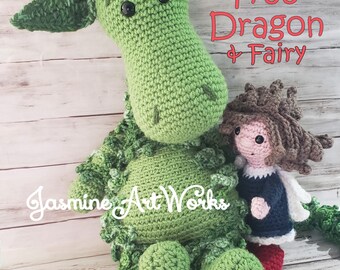 Tree Dragon and Fairy Crochet Pattern