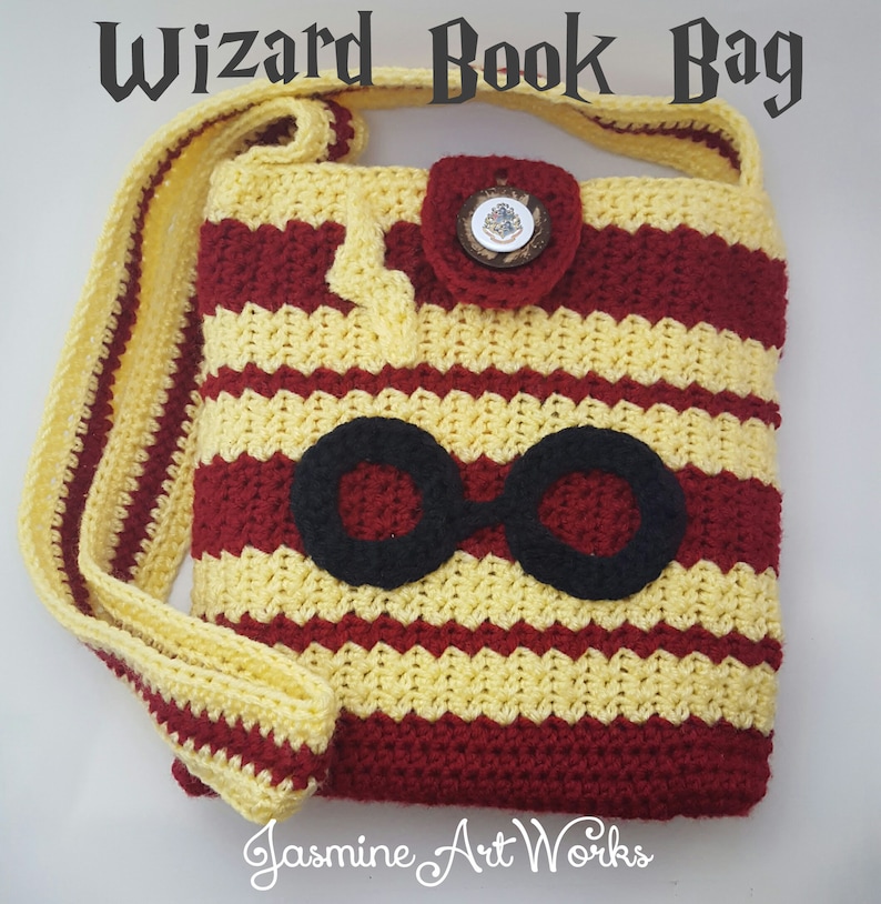 Wizard Book Bag Crochet Pattern image 1