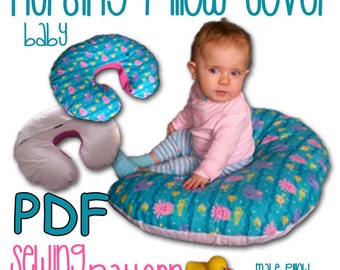 Mom and Baby Nursing Pillow Cover PDF Sewing Pattern