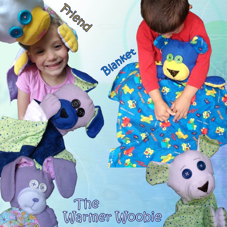 Security Blanket Friend PDF Sewing Pattern Warmer Woobie Etsy