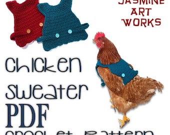 Chicken Sweater Crochet Pattern