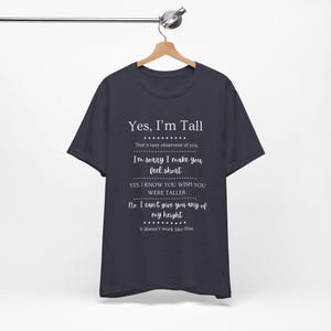 Tall Girls, Can I Borrow Your Height? T-Shirt | Funny Tall Girl Tee image 5