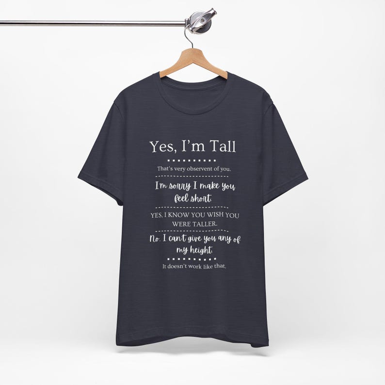 Tall Girls, Can I Borrow Your Height? T-Shirt | Funny Tall Girl Tee image 5