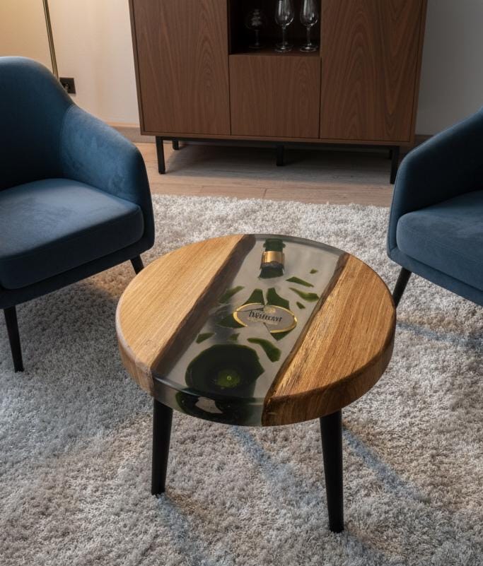 Table d'Appoint Bout de Canapé de Style Industriel Moderne Cadre en