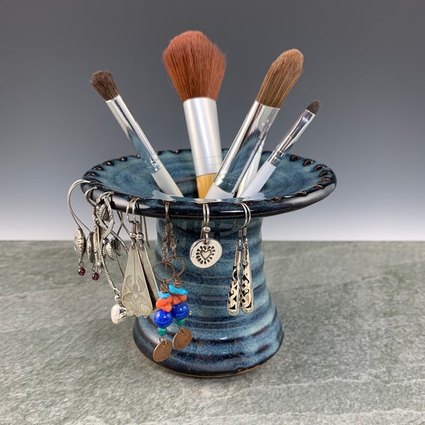 Earring Holder - Jewelry Holder - Makeup Brush Holder - Earring Stand - Jewelry Display - Jewelry Organizer - Earring Tree- Ready to Ship