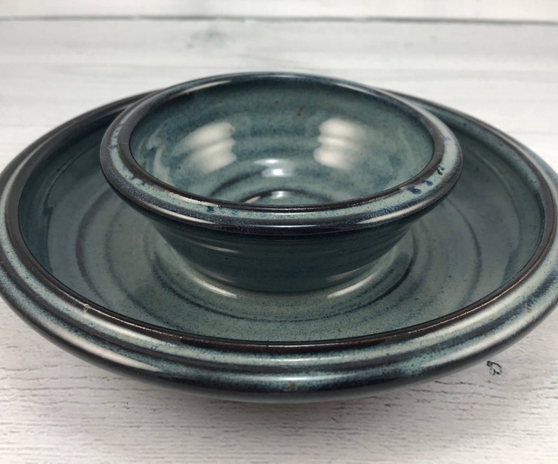 Pistachio Bowl Double Dish Nut Bowl Ceramic Nut Bowl Etsy