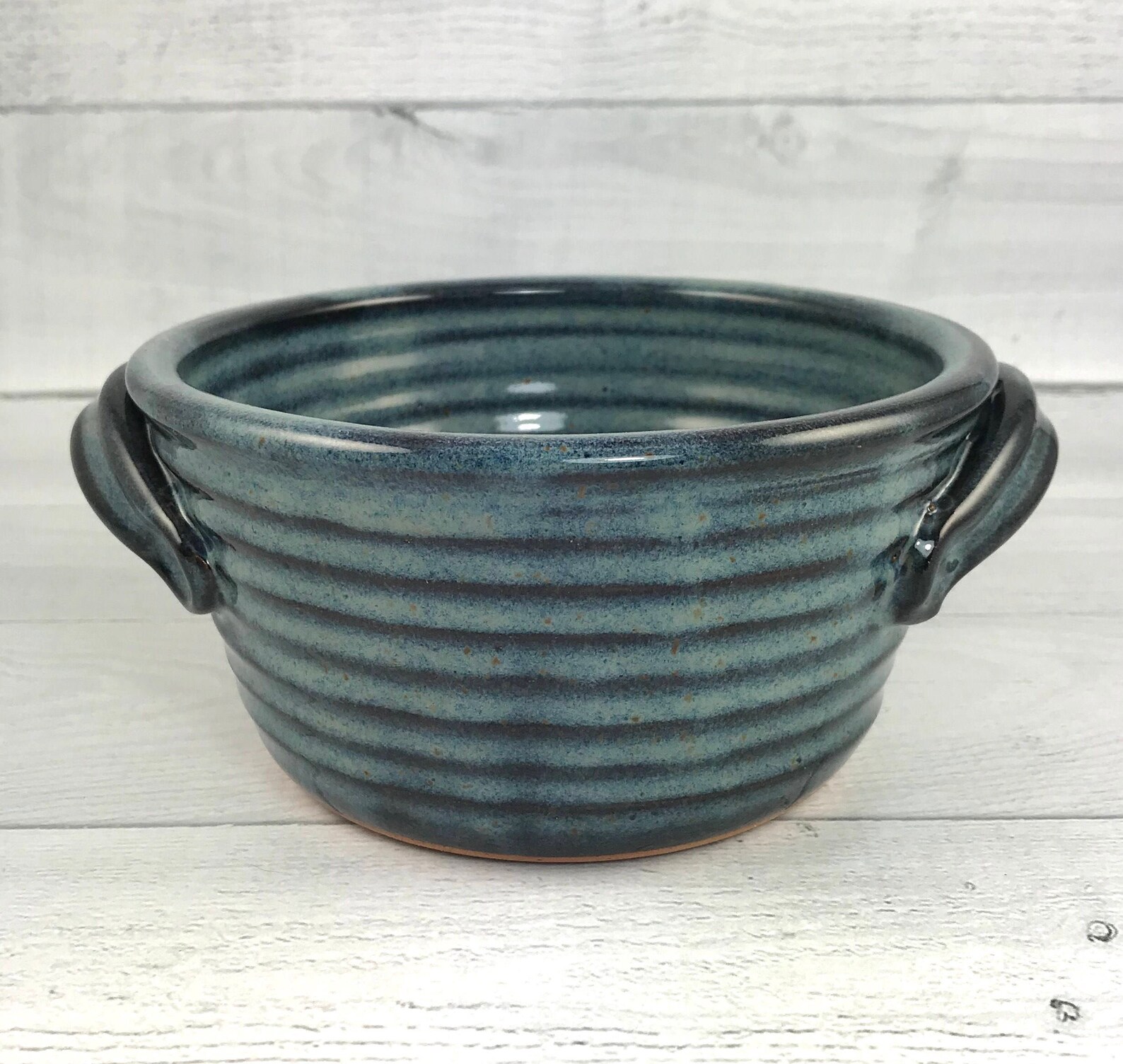 Bread Baker Bread Baking Pot in Blue 12 Recipes Included Etsy