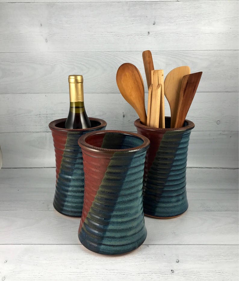 Wine Chiller Wine Cooler Pottery Wine Cooler Ceramic Wine Etsy