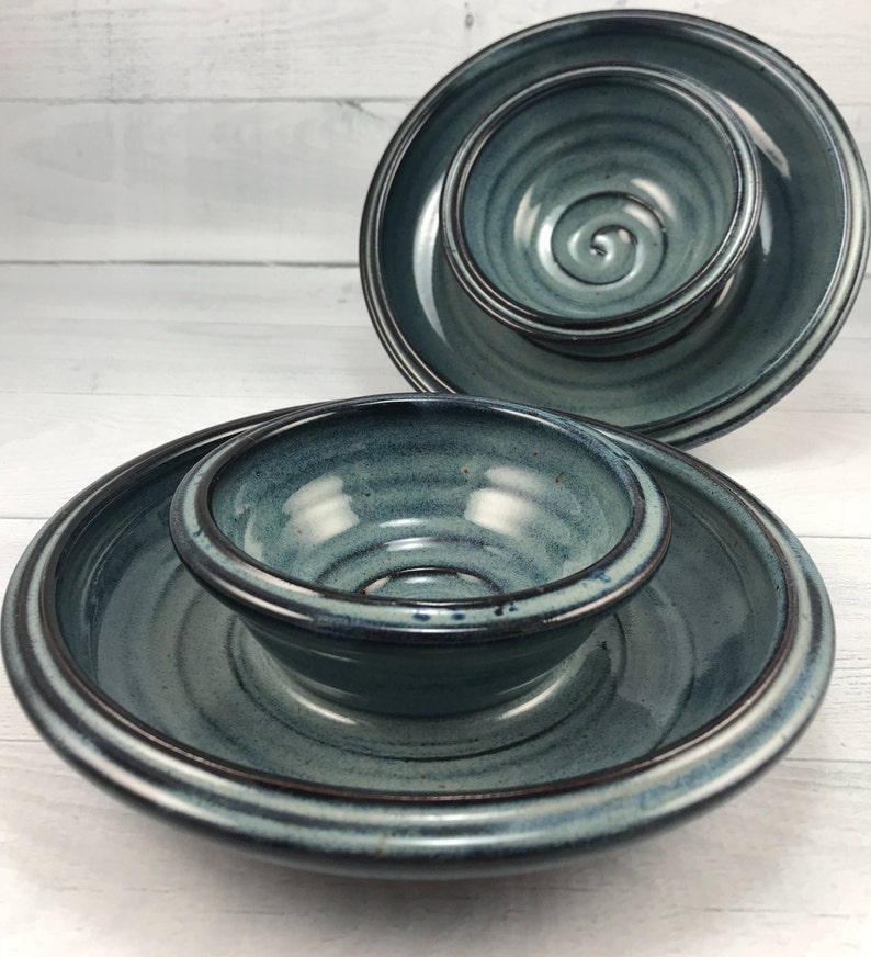 Pistachio Bowl Double Dish Nut Bowl Ceramic Nut Bowl Etsy