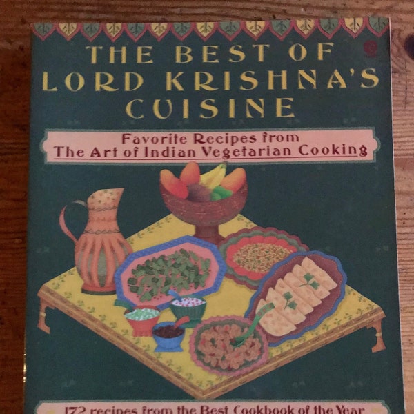 1991 Het beste van Lord Krishna's Cuisine oude paperback 242 pagina's
