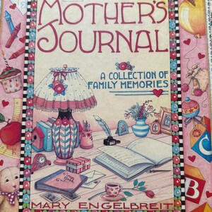 1993 A Mother&#39;s Journal A Collection of Family Memories Mary Engelbreit hardcover learn about mom