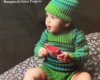 1981 Dover Needlework Series Knitting for babies from the archives of the Lindberg press 36 projects vintage paperback