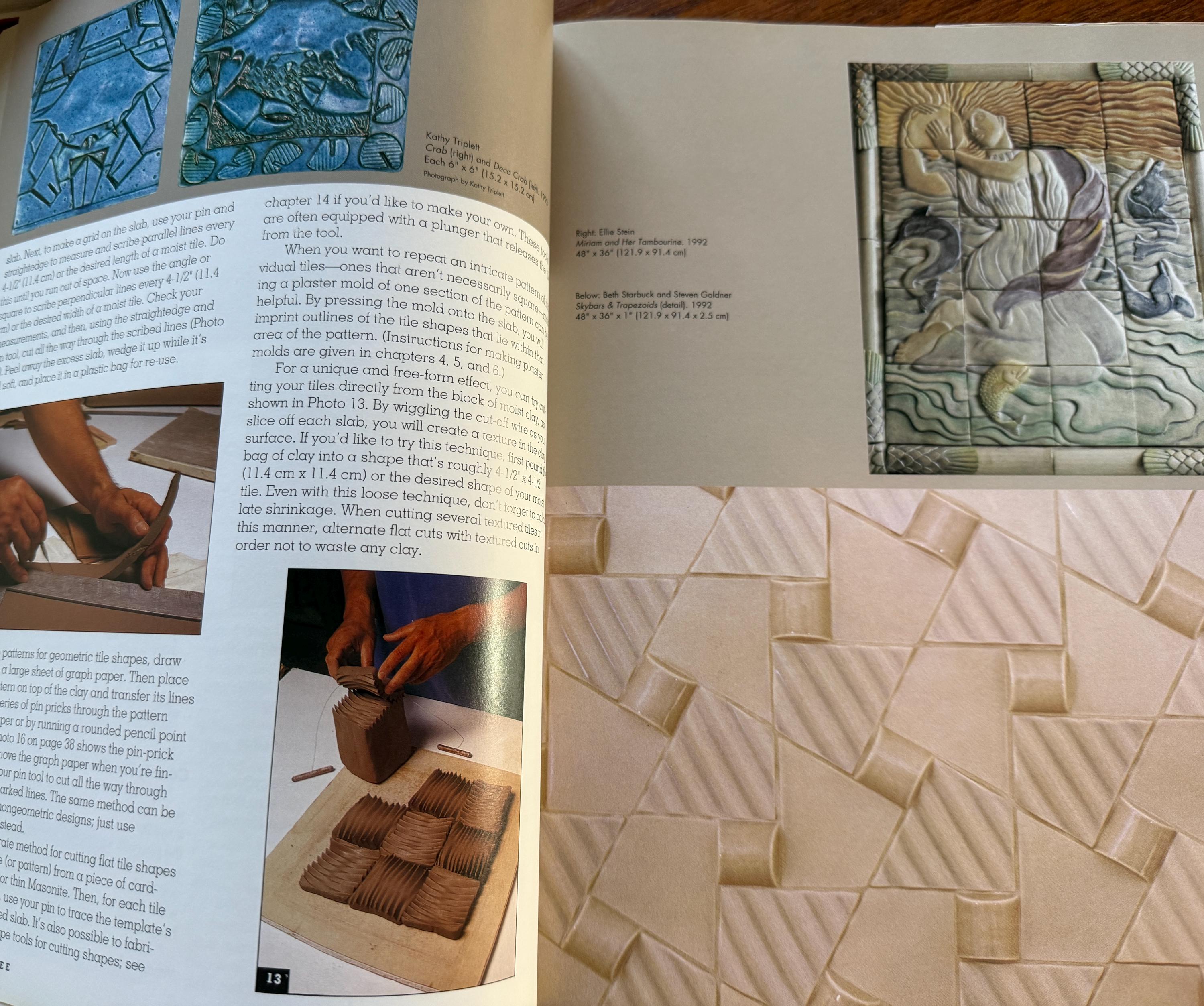 1994 Lark Ceramic Book Handmade Tiles Designing, Making and Decorating ...
