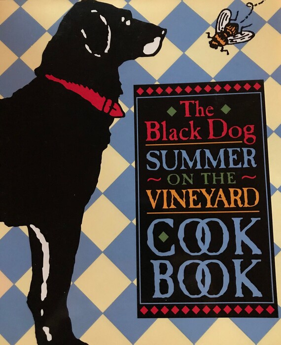 2000 The Black Dog Summer on the Vineayrd cookbook vintage Etsy