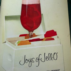 1960s The New Joys of Jello gelatin dessert little paperback  book 3rd edition 2nd printing