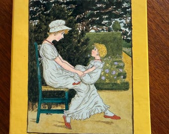 1987 Kate Greenaway's Mother Goose 3 kartonboeken in een boek prachtige afbeeldingen