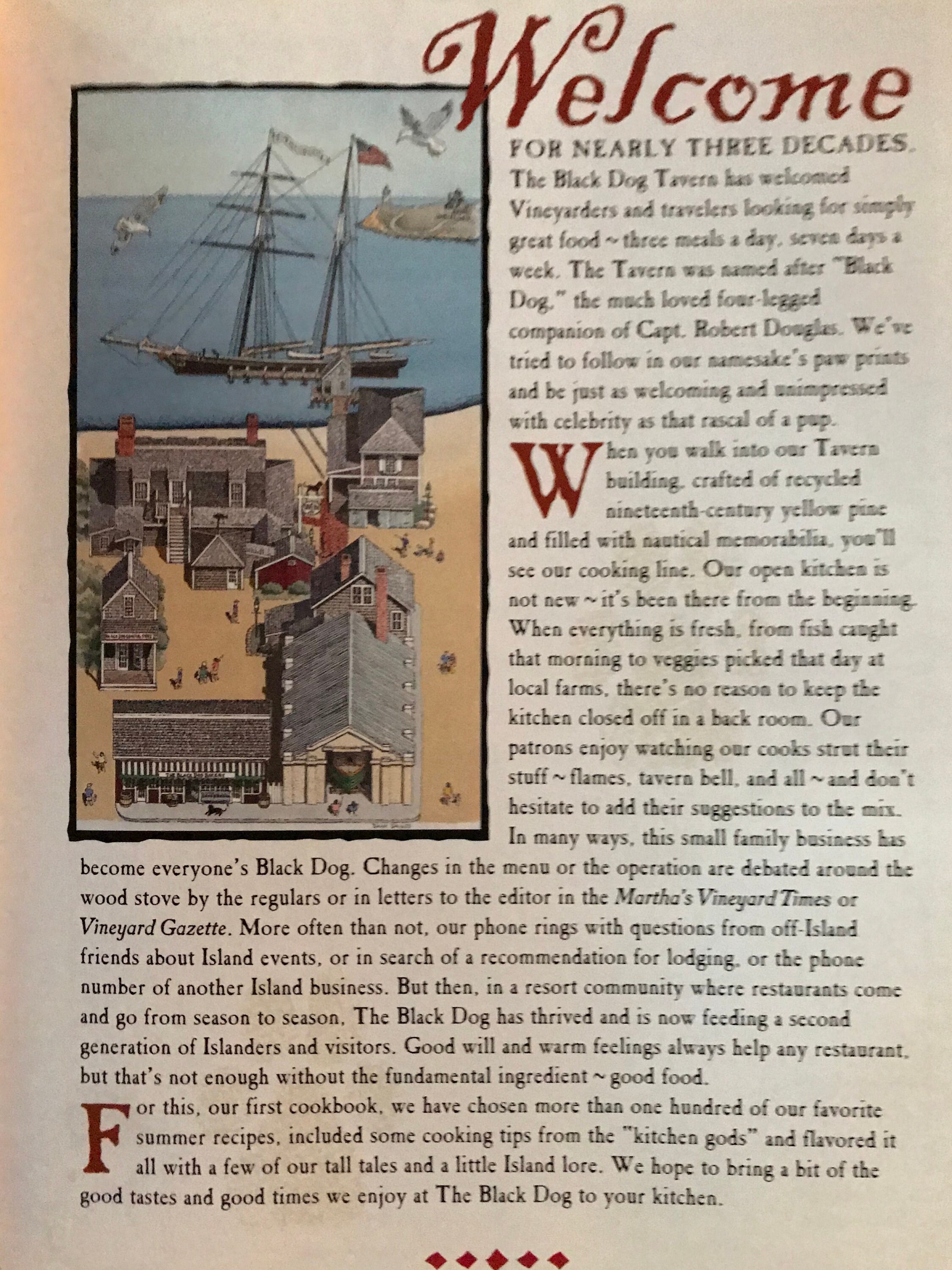 2000 the Black Dog Summer on the Vineayrd Cookbook Vintage Etsy