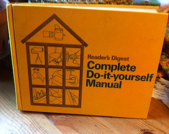 1973 reader's digest Complete Do it yourself manual hardcover DIY the best for fixin all