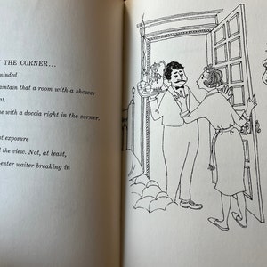 1960 Continental Cans Etc. Una guida turistica agli impianti idraulici europei, libro con copertina rigida vintage divertente immagine 6