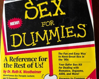 1995 Dr. Ruth Sex For dummies vintage paperback