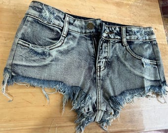 Lady Micro Jeans Short, Women Sexy Low Waist Denim Shorts with Hole, Women Sexy Thong Jeans Short, Really Sexy Jeans, Jeans Thong Skorts