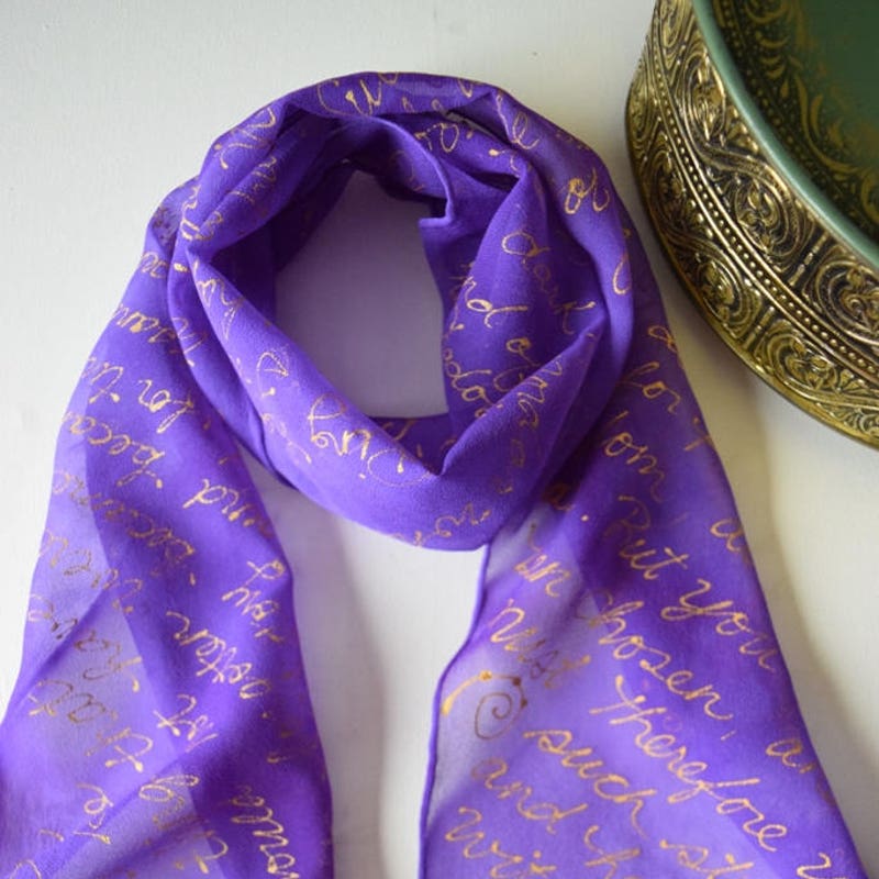 Quote Scarf - Etsy