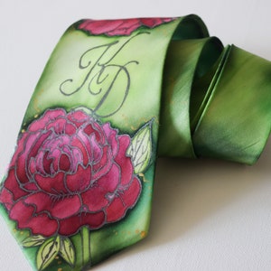 Custom scarf and tie, gift for them, new couple gift image 3