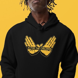 W-style Hand Hoodie | 90s Hip Hop Inspired Sweatshirt | Streetwear Graphic Sweatshirt | Bold Urban Statement Hoodie