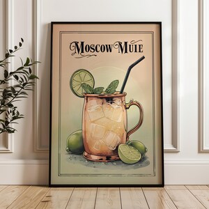 Moscow Mule Vintage Digital Print