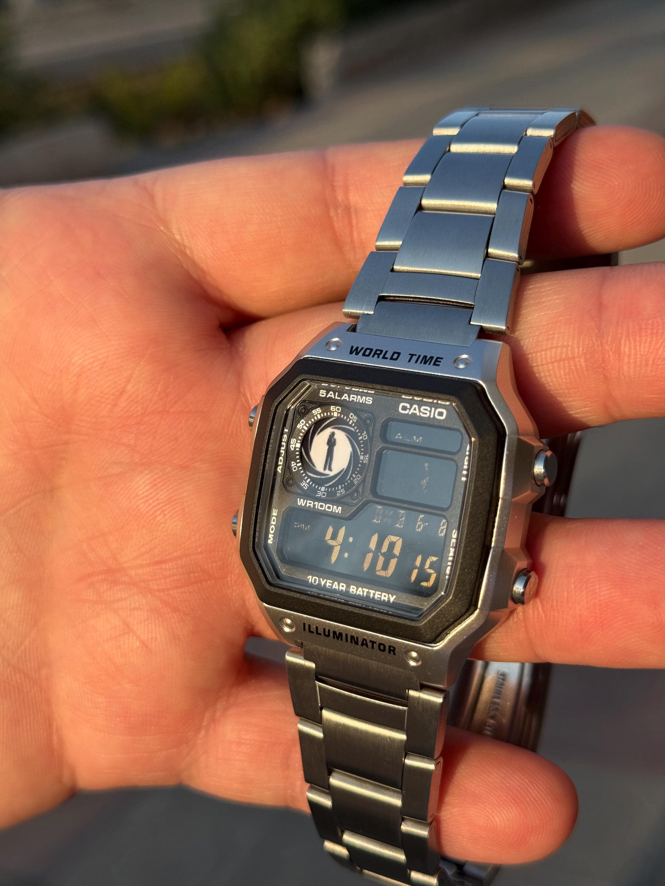 Custom Casio AE1200 “james Bond” Mod –negative Filter | World Time