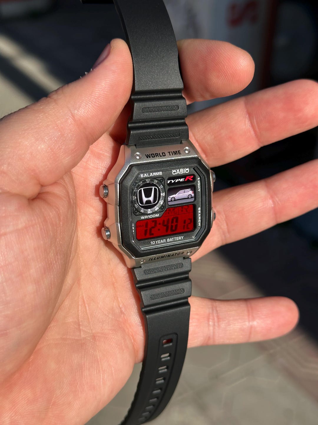 時計 CASIO AE1200 Custom Honda Custom Casio AE-1200 