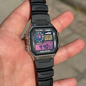 Casio Ae1200 Rubber Strap - Etsy