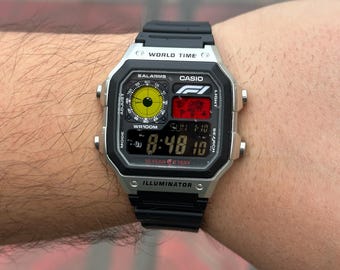 VERY RARE Vintage 1980s Casio W-600 Solar Diver Watch, Made in