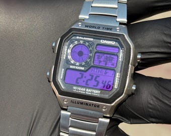 Benutzerdefinierte Trifid Nebula Casio Royale Uhr, AE1200 Mod, neu in der Box