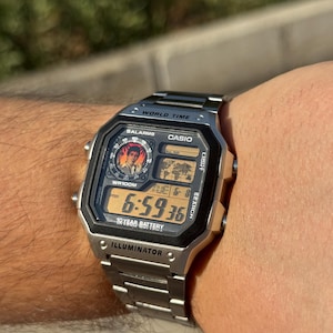 Custom “honda” Modified Watch Based on Casio Ae1200, New in Box