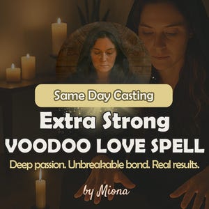 Extra Strong VOODOO LOVE SPELL – Same Day Real Love Ritual for Deep Passion, Binding Energy, and Powerful Spiritual Connection