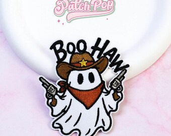 Écusson thermocollant Boo Haw Cowboy Halloween