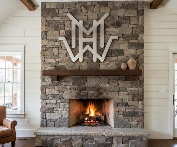 Personalized Cattle Brand Metal Sign - Custom Western Ranch Decor, Rustic Farm Initials or Brand Wall Art